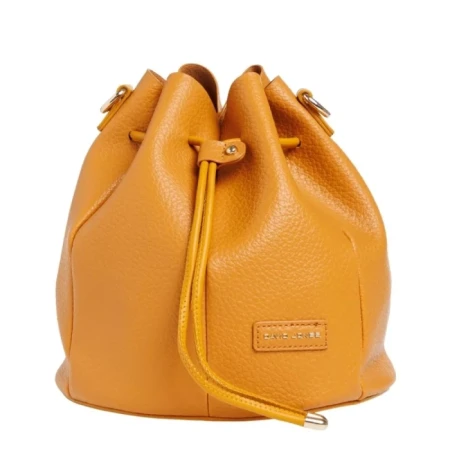 Geanta dama David Jones camel din piele ecologica Aiza