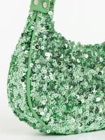 Geanta dama verde din material textil Ayah