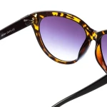 Ochelari de soare dama flavia maro leopard