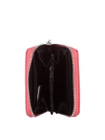 Portofel dama fucsia din piele ecologica Tomasa