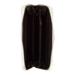 Portofel dama alb din material textil Rayen