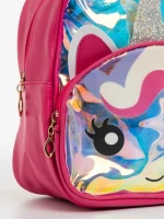 Rucsac copii fucsia din piele ecologica Hopper