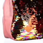 Rucsac copii Young Roz Multicolor piele ecologica