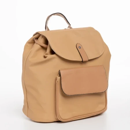Rucsac dama camel din piele ecologica Erinna