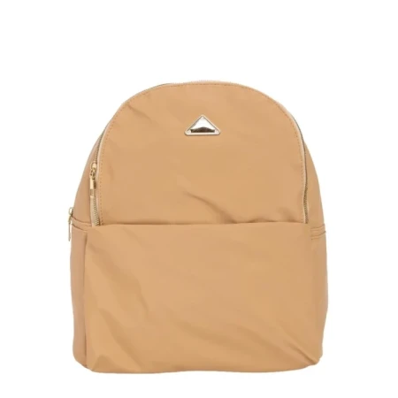 Rucsac dama bej din material textil Maya