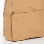 Rucsac dama bej din material textil Maya