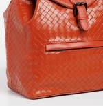 Rucsac dama David Jones maro deschis din piele ecologica Pamila
