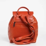 Rucsac dama David Jones maro deschis din piele ecologica Pamila