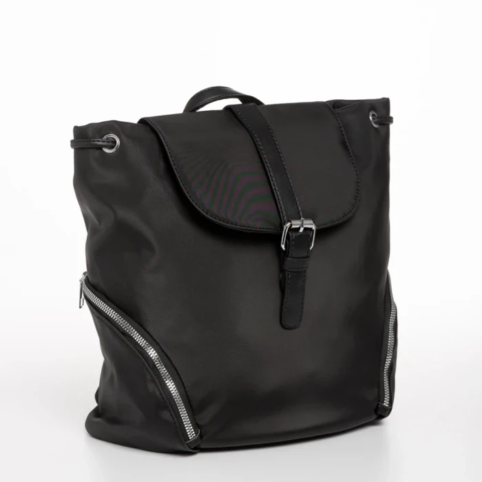 Rucsac dama negru din material textil Clotilde