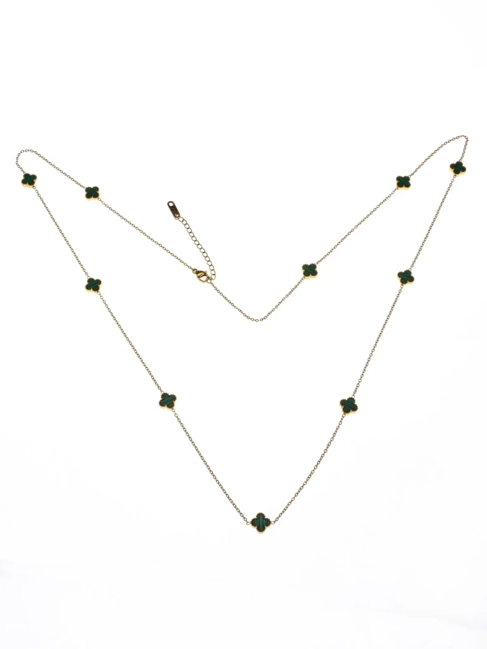 Colier YP-39 AURIU-VERDE | MEI