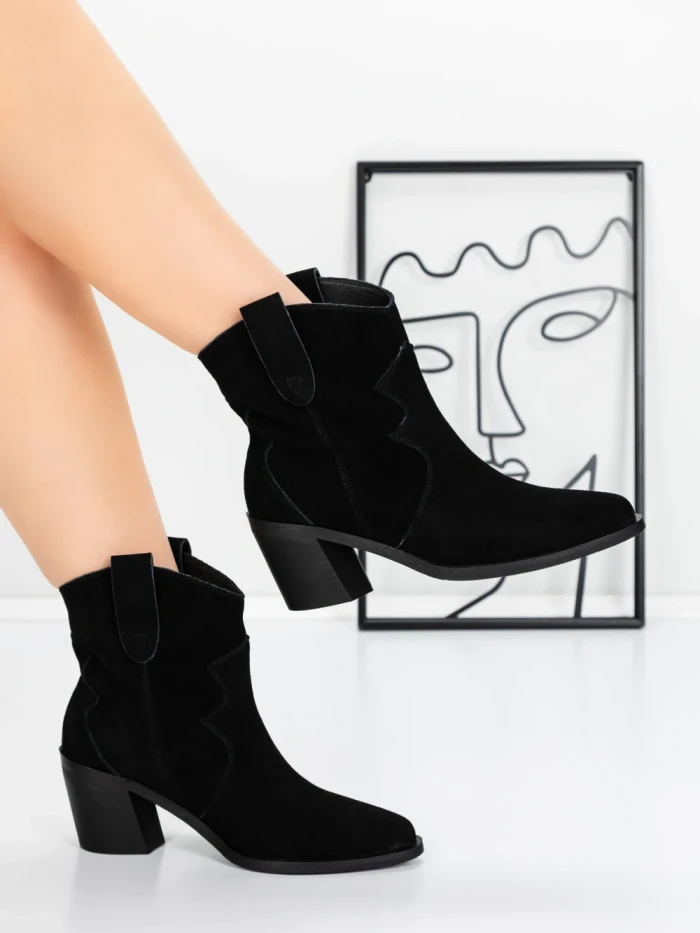 Ciocate Dama din piele naturala 52AD2 BLACK | PANTOFUL