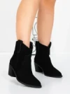Ciocate Dama din piele naturala 52AD2 BLACK | PANTOFUL