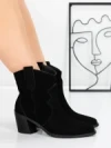 Ciocate Dama din piele naturala 52AD2 BLACK | PANTOFUL