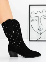 Ciocate Dama din piele naturala 52AD9 BLACK | PANTOFUL