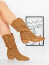 Ciocate Dama din piele naturala 52AD9 YELLOW | PANTOFUL