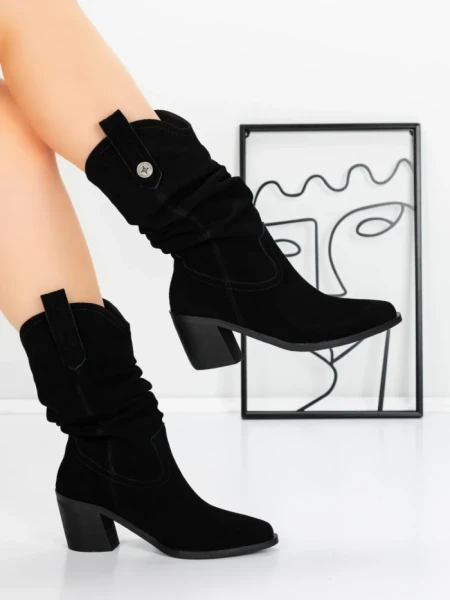 Ciocate Dama din piele naturala 52AD10 BLACK | PANTOFUL
