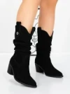 Ciocate Dama din piele naturala 52AD10 BLACK | PANTOFUL