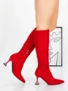 Cizme Dama cu Toc 5XKK66 RED | MEI