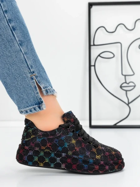 Sneakers Dama 5WL92 BLACK | MEI