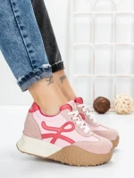 Pantofi Sport Dama cu Platforma 3A1 PINK | MEI
