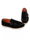 Mocasini Barbati din piele naturala 5NXE57 BLACK | PANTOFUL