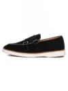 Mocasini Barbati din piele naturala 5NXE57 BLACK | PANTOFUL