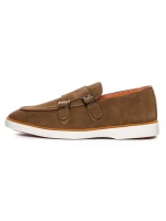 Mocasini Barbati din piele naturala 5NXE57 YELLOW | PANTOFUL