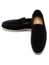 Mocasini Barbati din piele naturala 5NXE58 BLACK | PANTOFUL
