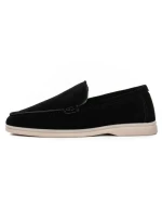 Mocasini Barbati din piele naturala 5NXE58 BLACK | PANTOFUL