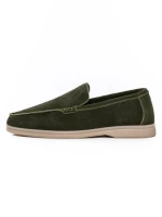 Mocasini Barbati din piele naturala 5NXE58 GREEN | PANTOFUL