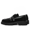 Pantofi Casual Barbati din piele naturala 5NXE66 BLACK | PANTOFUL