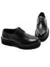 Pantofi Casual Barbati din piele naturala 5NXE67 BLACK | PANTOFUL