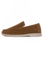 Mocasini Barbati din piele naturala 5NXE58 Galben | Pa... » meishop.life