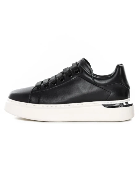 Pantofi Sport Barbati din piele naturala 5303 BLACK | ADVANCER
