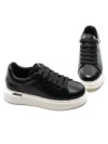 Pantofi Sport Barbati din piele naturala 5303 BLACK | ADVANCER