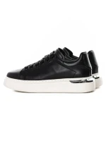 Pantofi Sport Barbati din piele naturala 5303 BLACK | ADVANCER