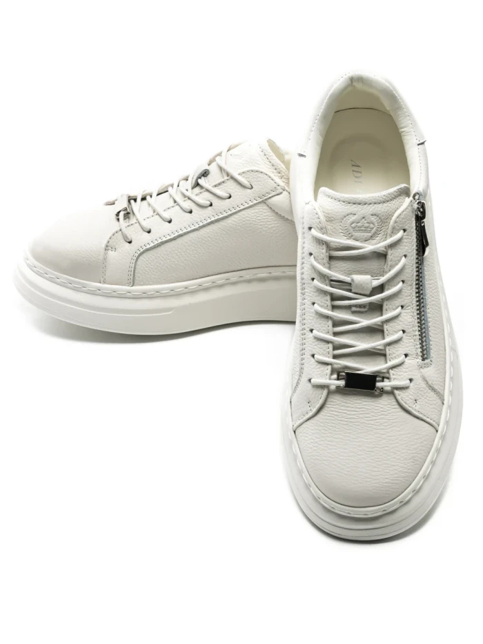 Pantofi Sport Barbati din piele naturala 5305 WHITE | ADVANCER