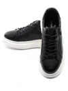Pantofi Sport Barbati din piele naturala 5305 BLACK-WHITE | ADVANCER