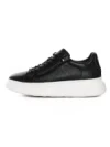 Pantofi Sport Barbati din piele naturala 5305 BLACK-WHITE | ADVANCER