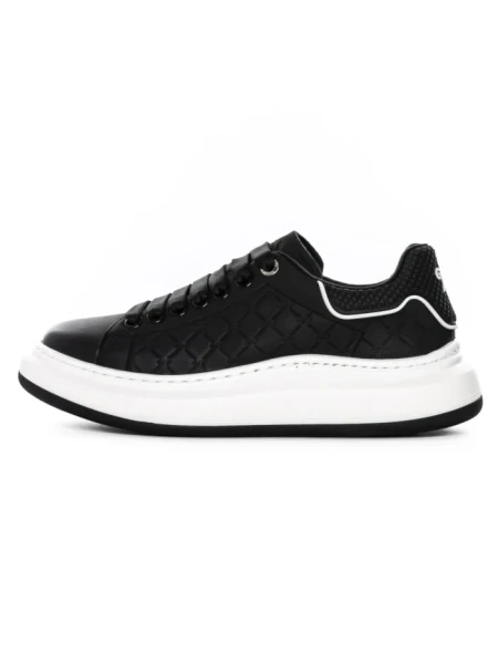 Pantofi Sport Barbati din piele naturala 5301 BLACK | ADVANCER