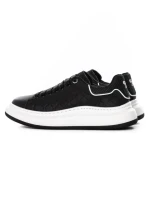 Pantofi Sport Barbati din piele naturala 5301 BLACK | ADVANCER