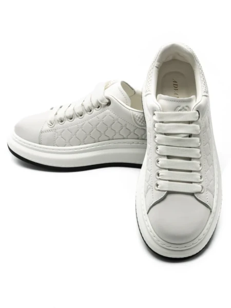 Pantofi Sport Barbati din piele naturala 5301 WHITE | ADVANCER