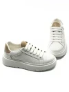 Pantofi Sport Barbati din piele naturala 5302 WHITE-APRICOT | ADVANCER