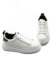 Pantofi Sport Barbati din piele naturala 3221X WHITE-BLACK | ADVANCER