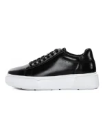 Pantofi Sport Barbati din piele naturala A921-1X BLACK | ADVANCER