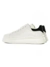 Pantofi Sport Barbati din piele naturala 88118X WHITE-BLACK | ADVANCER