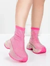 Pantofi Sport Dama cu Platforma 5WL110 ROSEO | MEI