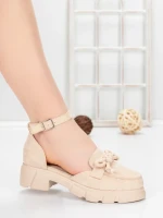 Pantofi Casual Dama 5H56 BEIGE | MEI