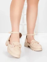 Pantofi Casual Dama 5H56 BEIGE | MEI