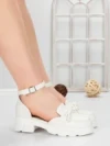 Pantofi Casual Dama 5H56 WHITE | MEI